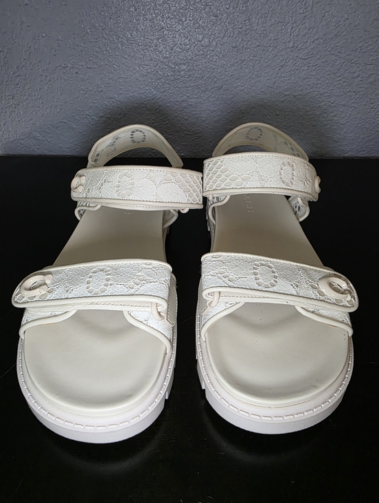 Coach Shoes - Coach Brynn Sandals, Chalk Lace